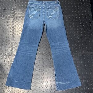 Dojo 31 x 31 x 10  -7 For All Mankind Light Blue Flare Jeans